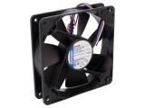 Ventilator axial DC 24V 119x119x25mm 55dBA cu bilă