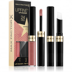 Max Factor Lipfinity Rising Stars Ruj de buze lichid, de lunga durata balsam culoare 80 Starglow 2 buc