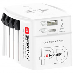 Adaptor priza universal Skross Pro Light USB AC65PD World 1.302976