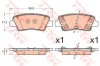 Set placute frana,frana disc SSANGYONG KORANDO (2010 - 2016) TRW GDB3594