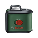 Nivela laser Universal Level 360 Bosch, 540 nm, 24 m, linii in cruce, accesorii incluse