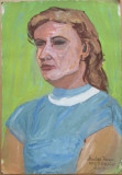 Portret de femeie - semnat Budae Ioan &#039;964, Portrete, Guasa, Altul