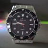 Ceas elegant barbatesc, bratara metalica, tip display analog, mecanism quartz