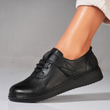 Pantofi dama casual Negri din Piele Ecologica Kaylyn