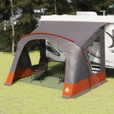 vidaXL Cort pentru Caravane Gri și Portocalie 410 x 275 x 245 cm 42001085