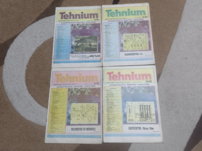 4 NUMERE REVISTA TEHNIUM &amp;#039;82 foto