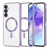 Husa premium Samsung Galaxy A55 5G Techsuit Luxury Crystal MagSafe, mov