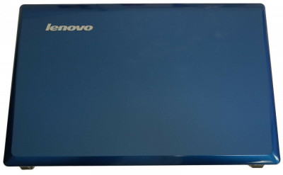 Capac display Laptop Lenovo G580, 90200985, 60.4SH27.001, albastru inchis foto