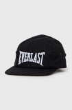 Everlast șapcă din bumbac culoarea negru, cu imprimeu