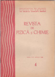 Revista De Fizica Si Chimie - Anul XXV, Nr.:4 ,APRILIE 1988