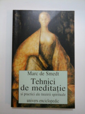 TEHNICI DE MEDITATIE - MARC DE SMEDT foto