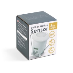 Senzor de miscare incorporat - 360 - max 6 m - max 800 W - IP20 - alb