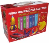 Prima mea biblioteca ilustrata: Primele cuvinte. Bebe invata (Cutie cu 8 carticele) - Editura Litera