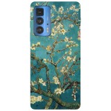 Husa compatibila cu Motorola Moto G51 5G model Almond Blossoms Van Gogh, Silicon, TPU, Viceversa, Transparent, Carcasa