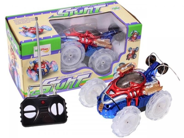 Masinuta off-road, control telecomanda, lumini, plastic, multicolor