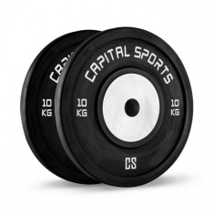 Capital Sports Inval, discuri de competi?ie, aluminiu, pereche 2 X 10 KG foto