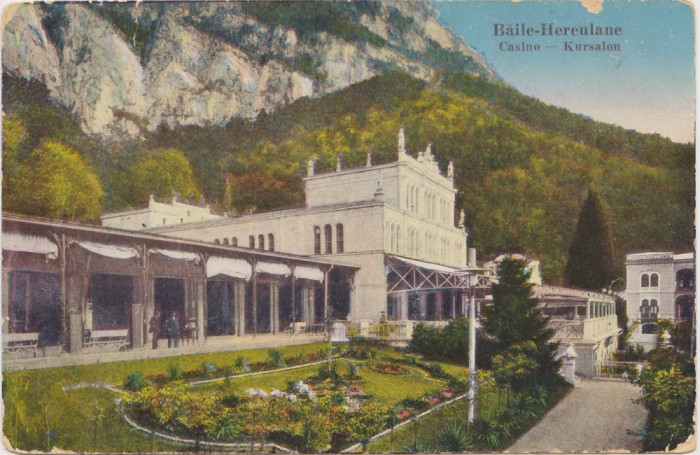 Baile Herculane casino Kursalon CP circulata 1932