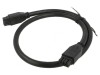 Cablu Mega-Fit mamă 8 pini 1m 11A PVC aurit