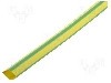 Tub termocontractant, 6.4mm, 1m, galben-verde, CYG/KTG - CB-HFT(2X) 6.4