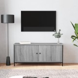 VidaXL Comodă TV cu uși, gri sonoma, 102x35x45 cm, lemn prelucrat