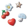 Jibbitz Crocs Puffy Metals - Set 5 Buc. Accesorii Personalizare Saboti