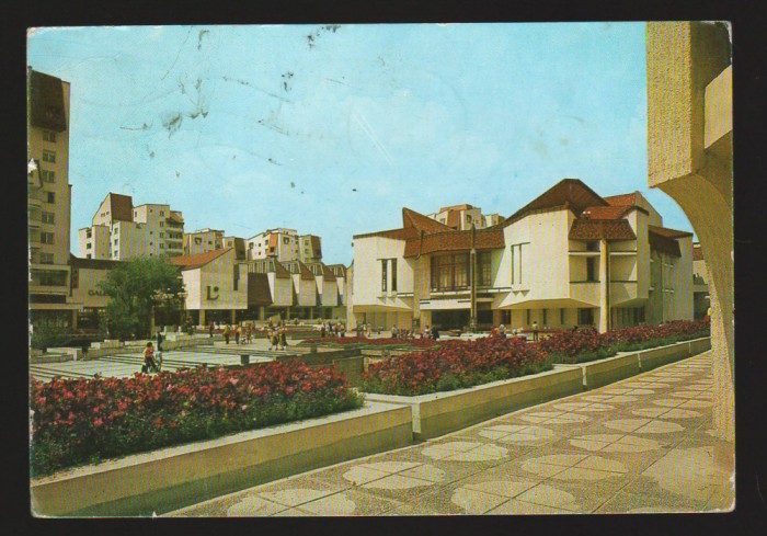 CPIB 18278 CARTE POSTALA - TARGU MURES. PIATA TEATRULUI NATIONAL