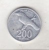 Bnk mnd Indonezia 200 rupii 2003 , pasare, Asia