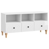 vidaXL Cabinet TV Alb Lucios 102 x 34,5 x 50 cm Lemn prelucrat 894219