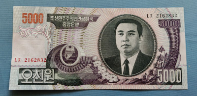 Coreea de Nord - 5000 Won (2006) s832 foto