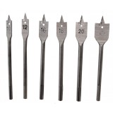 Set 6 burghie plate pentru lemn 10-25 mm, Richmann