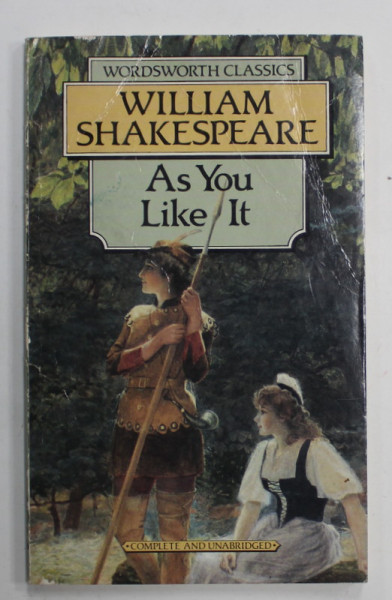 AS YOU LIKE IT by WILLIAM SHAKESPEARE , 1993 , PREZINTA URME DE UZURA