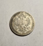 Moneda 1 Florin 1860 A - Numismatică Monede Străine