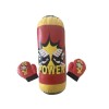 Kit Box Copii 3+ Ani: Sac 45cm + Manusi Protectie, Power Box, Rosu/Galben - Antrenament, Dezvoltare Fizica, Coordonare