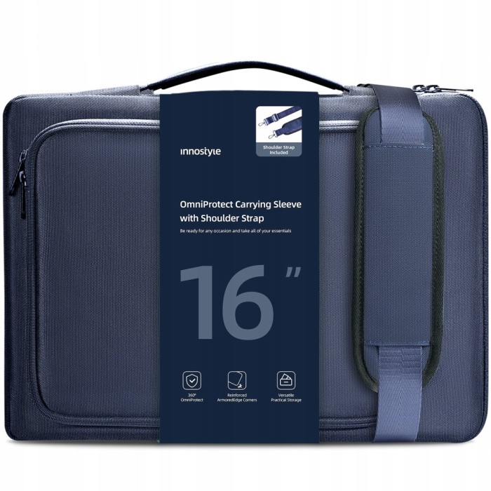 Innostyle Geanta Laptop 15 6 16 Impermeabil Caz Omniprotect Curea