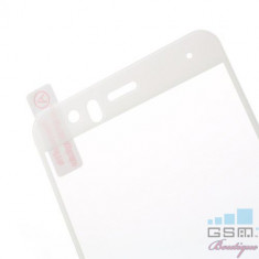 Folie Sticla Protectie Display Huawei P10 Lite Acoperire Completa Alba foto