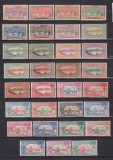 OCUPATII FRANCEZE &quot;GUADELUPE&quot; 1928 MI. 96-126 MNH -MH VALOAREA DE 1,75F STAMPILAT