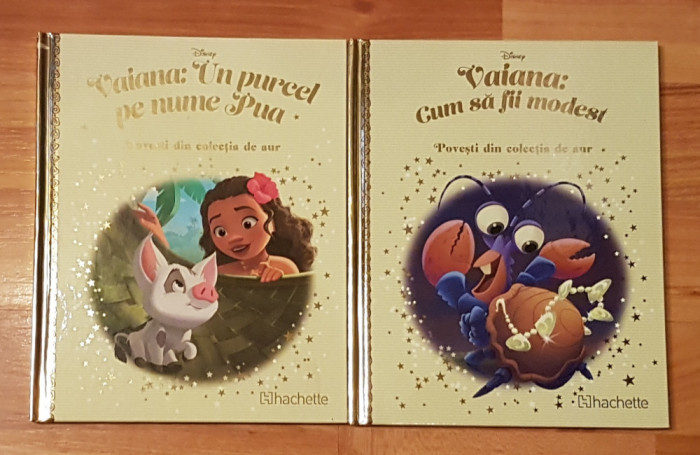 Set 2 carti seria Vaiana. Disney. Povesti din colectia de aur