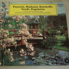 PUCCINI / VERDI - Madame Butterfly / Rigoletto - Vinil 2 LP Deutscher