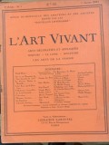 L'Art Vivant Revista Franceza, Nr. 1 Ian. 1925, Larousse - Editie Colectie