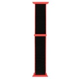 Cumpara ieftin Curea iUni compatibila cu Apple Watch Ultra/SE/8/7/6/5/4/3/2/1, 42mm, Nylon Sport, Woven Strap, Black/Red