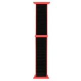 Cumpara ieftin Curea iUni compatibila cu Apple Watch 1/2/3/4/5/6/7, 38mm, Nylon Sport, Woven Strap, Black/Red