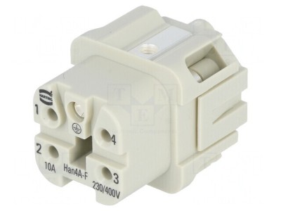 Conector HDC Inserturi Contact Mamă 5P 4PE foto