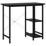 Cumpara ieftin Birou de calculator, negru, 80x40x72 cm, MDF si metal