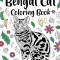 Bengal Cat Coloring Book: Animal Mandala Coloring Pages, Stress Relief Zentangle Picture, Leopard Cat