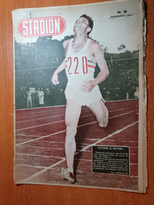 stadion septembrie 1957-editia jubiliara a campionatelor de atletism ale RPR foto