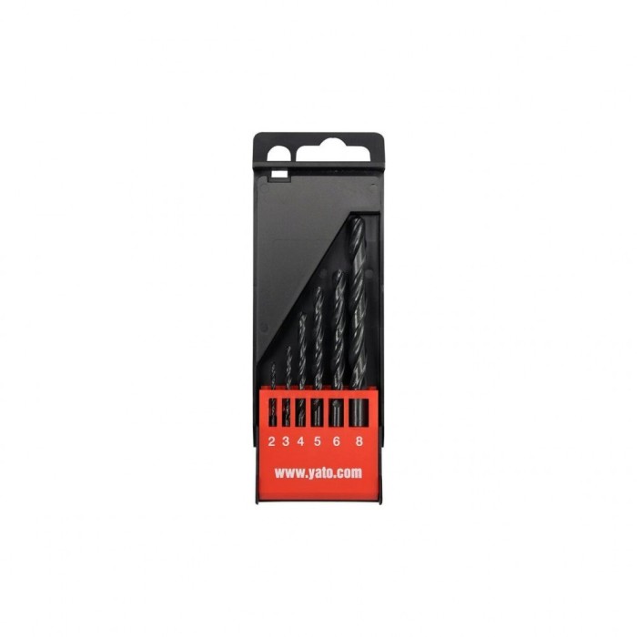 Set 6 burghie pentru metal 2 - 8 mm HSS Yato YT-4460