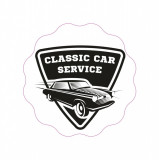 Abtibild &amp;quot;CLASSIC CAR SERVICE&amp;quot; Cod: TAG 003 / T4 Automotive TrustedCars, Oem