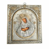 Icoana metal antic MD Ostrobramskaya