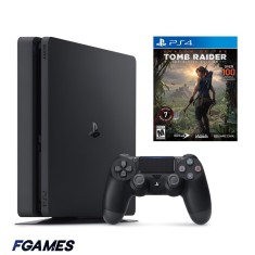 Consola Sony Playstation 4 Slim Ps4 500gb + Controller + Shadow Of The Tomb Raider: Definitive Edition PlayStation 4, Second-Hand