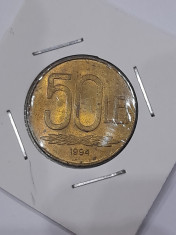 moneda 50 lei 1994 romania foto
